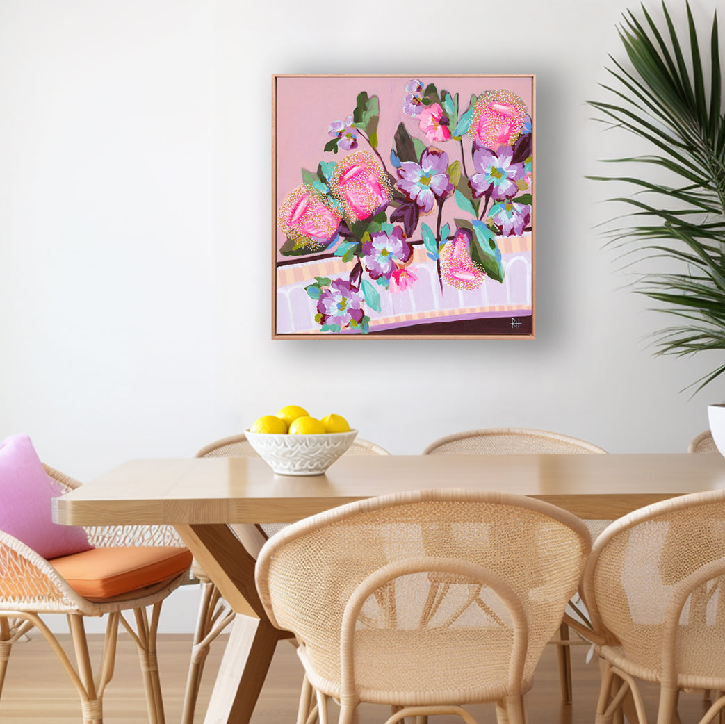 Pink Banksias- Original