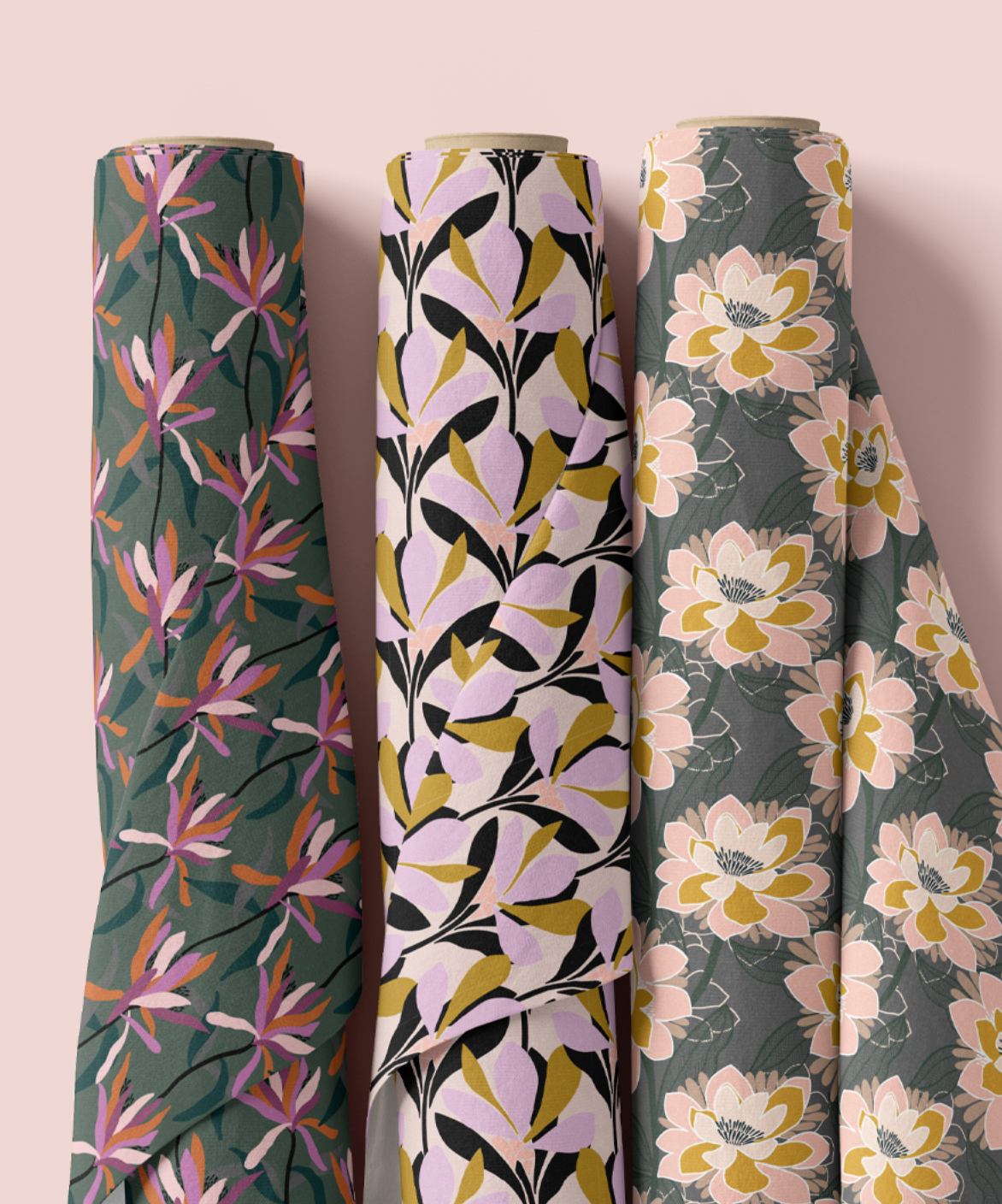 Devonstone Fashion collaboration – Rachelle Holowko floral design applied to fabric for clothing