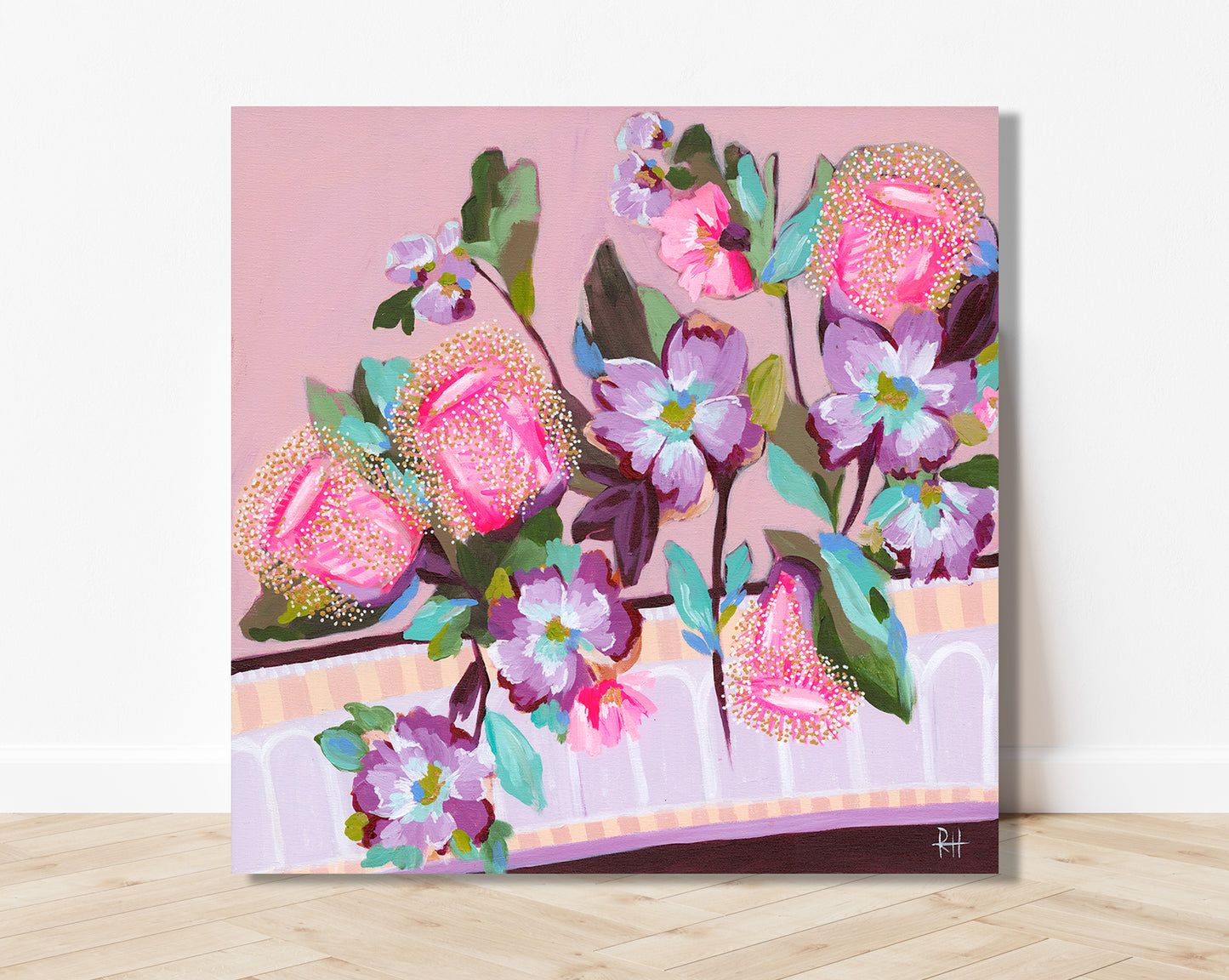 Pink Banksias- Original