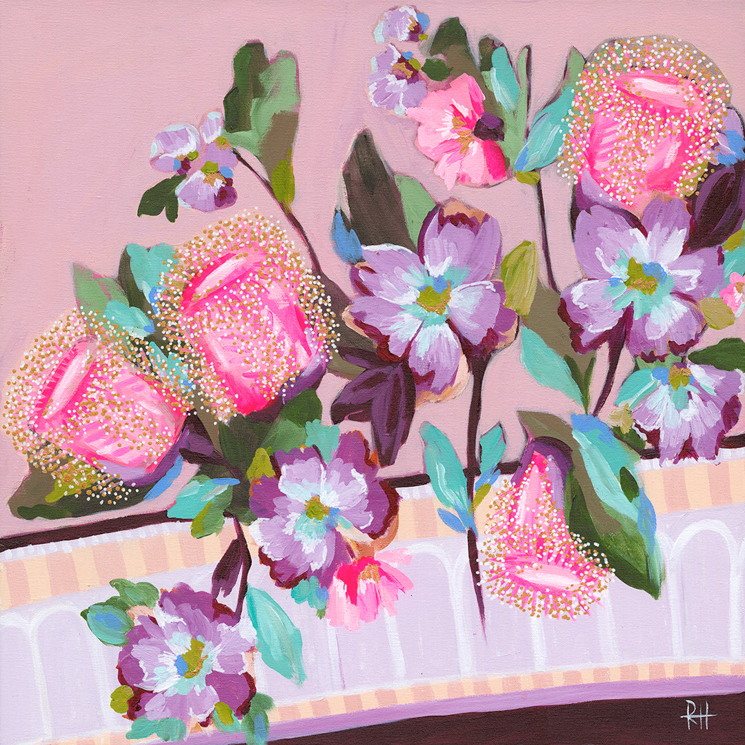 Pink Banksias- Original